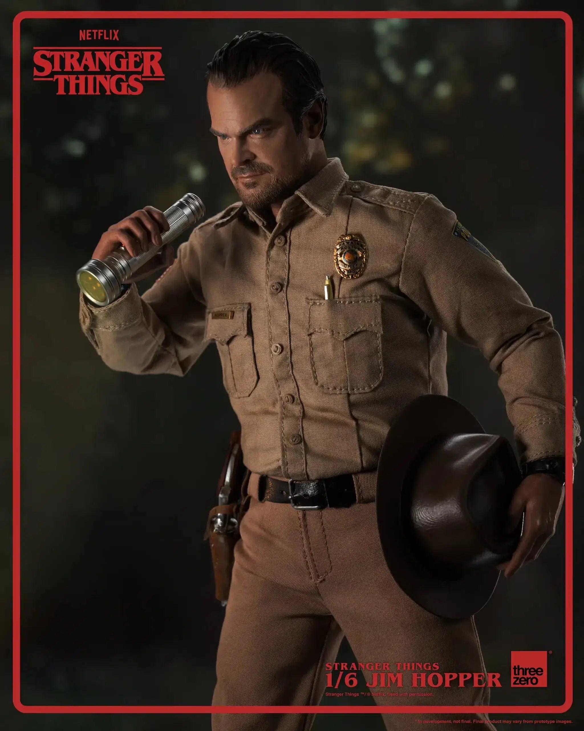 Jim Hopper: Stranger Things: Season 1: 1/6 Scale Figure ThreeZero