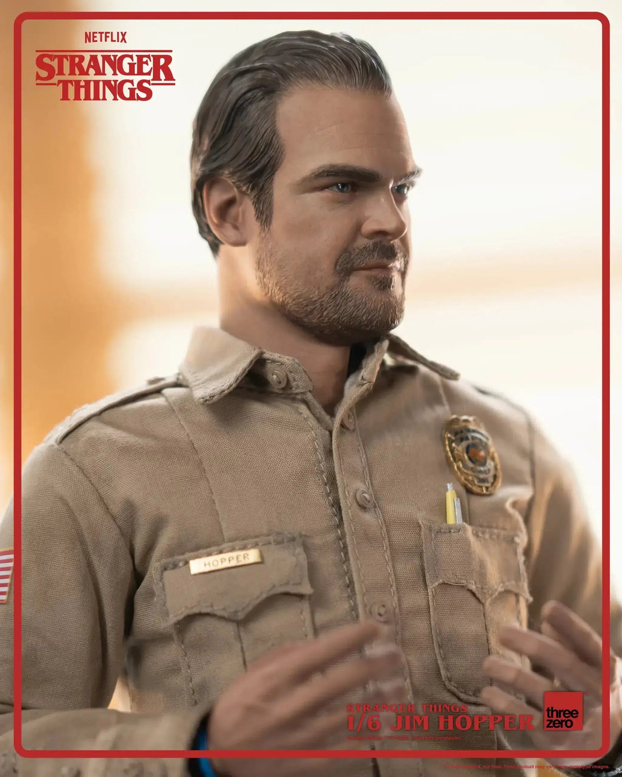 Jim Hopper: Stranger Things: Season 1: 1/6 Scale Figure ThreeZero