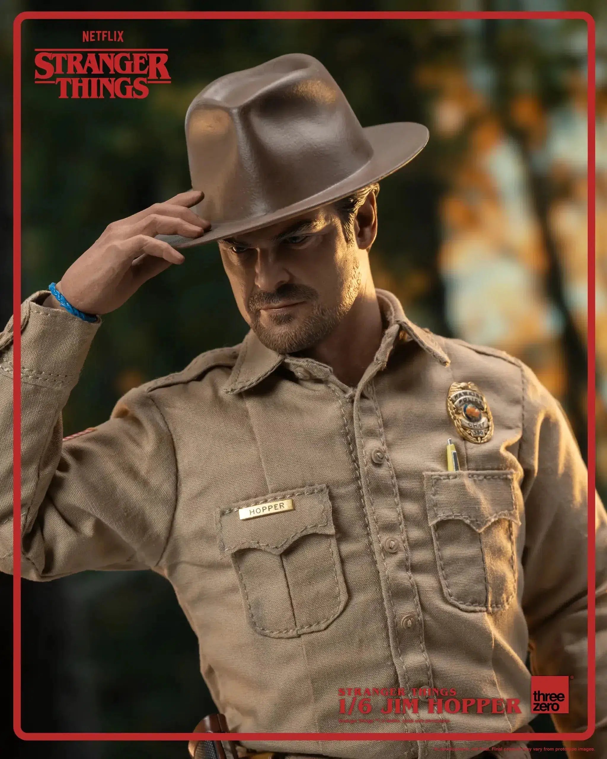 Jim Hopper: Stranger Things: Season 1: 1/6 Scale Figure ThreeZero