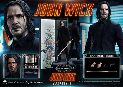 John Wick Chapter 4 Ultimate Premium Masterline Series Statue 1/4 John Wick Deluxe Version 54 cm - Prime 1 Studio Statues