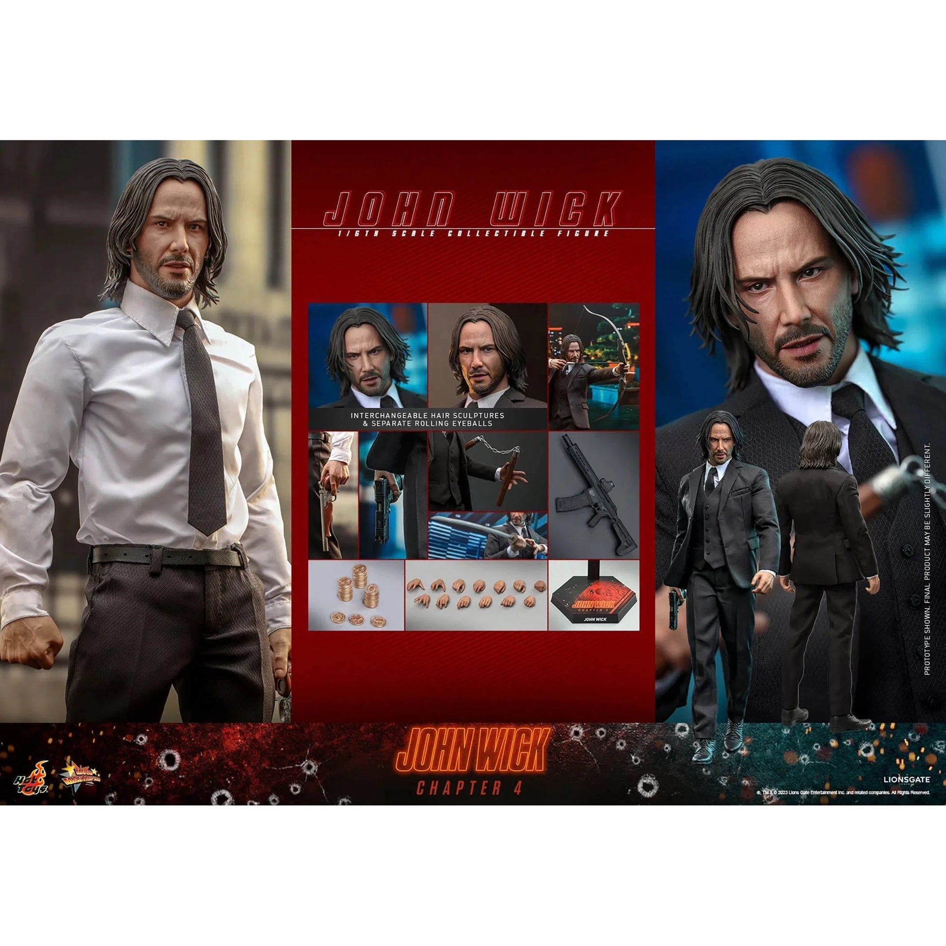 John Wick: John Wick Chapter 4: Hot Toys by Hot Toys – Action Figure, [scale], UK stockist Planet Action Figures