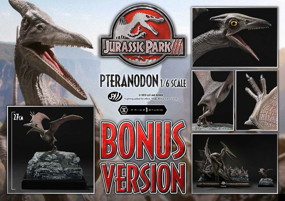 Jurassic Park III: Pteranodon (Bonus Version): Legacy Museum Collection 1/6 Scale Statue - Prime 1 Studio Statues