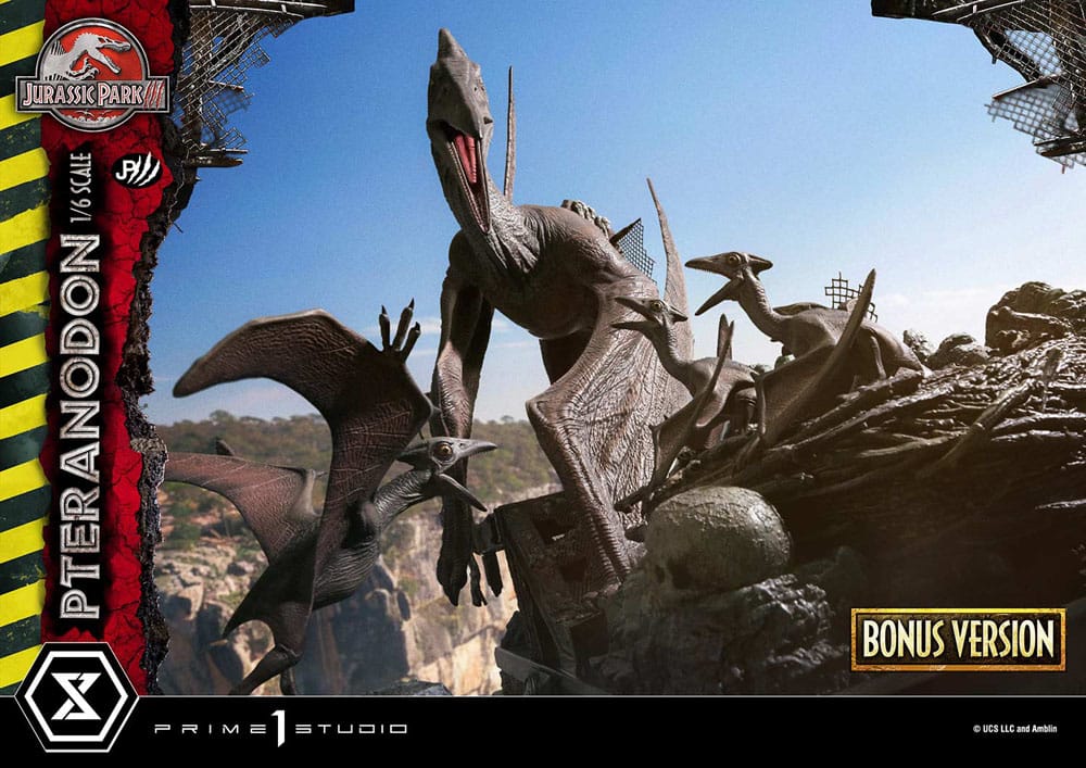 Jurassic Park III: Pteranodon (Bonus Version): Legacy Museum Collection 1/6 Scale Statue - Prime 1 Studio Statues