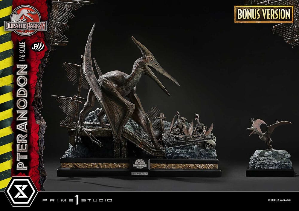 Jurassic Park III: Pteranodon (Bonus Version): Legacy Museum Collection 1/6 Scale Statue - Prime 1 Studio Statues