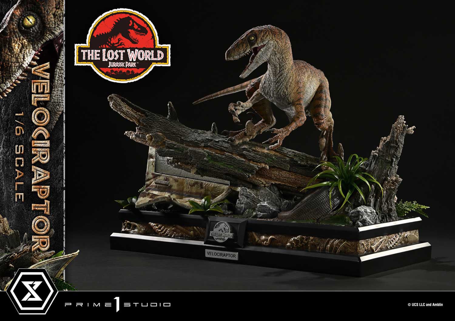 Jurassic Park: The Lost World: Velociraptor (Bonus Ver.): Legacy Museum Collection 1/6 Scale Limited Edition Statue - Prime 1 Studio Statue