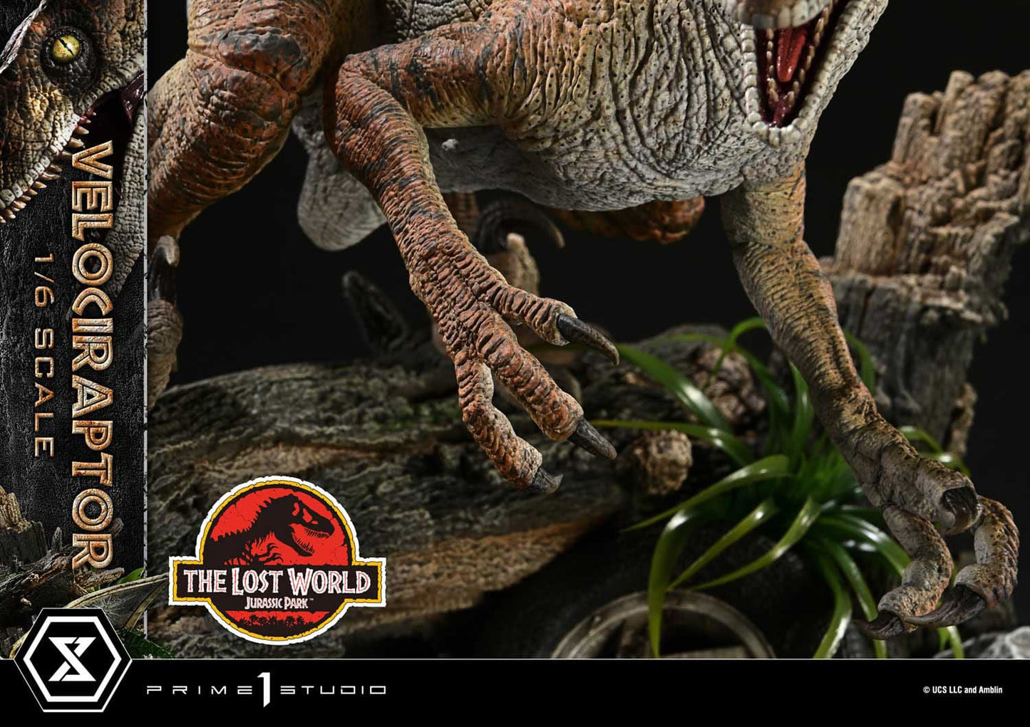 Jurassic Park: The Lost World: Velociraptor (Bonus Ver.): Legacy Museum Collection 1/6 Scale Limited Edition Statue - Prime 1 Studio Statue