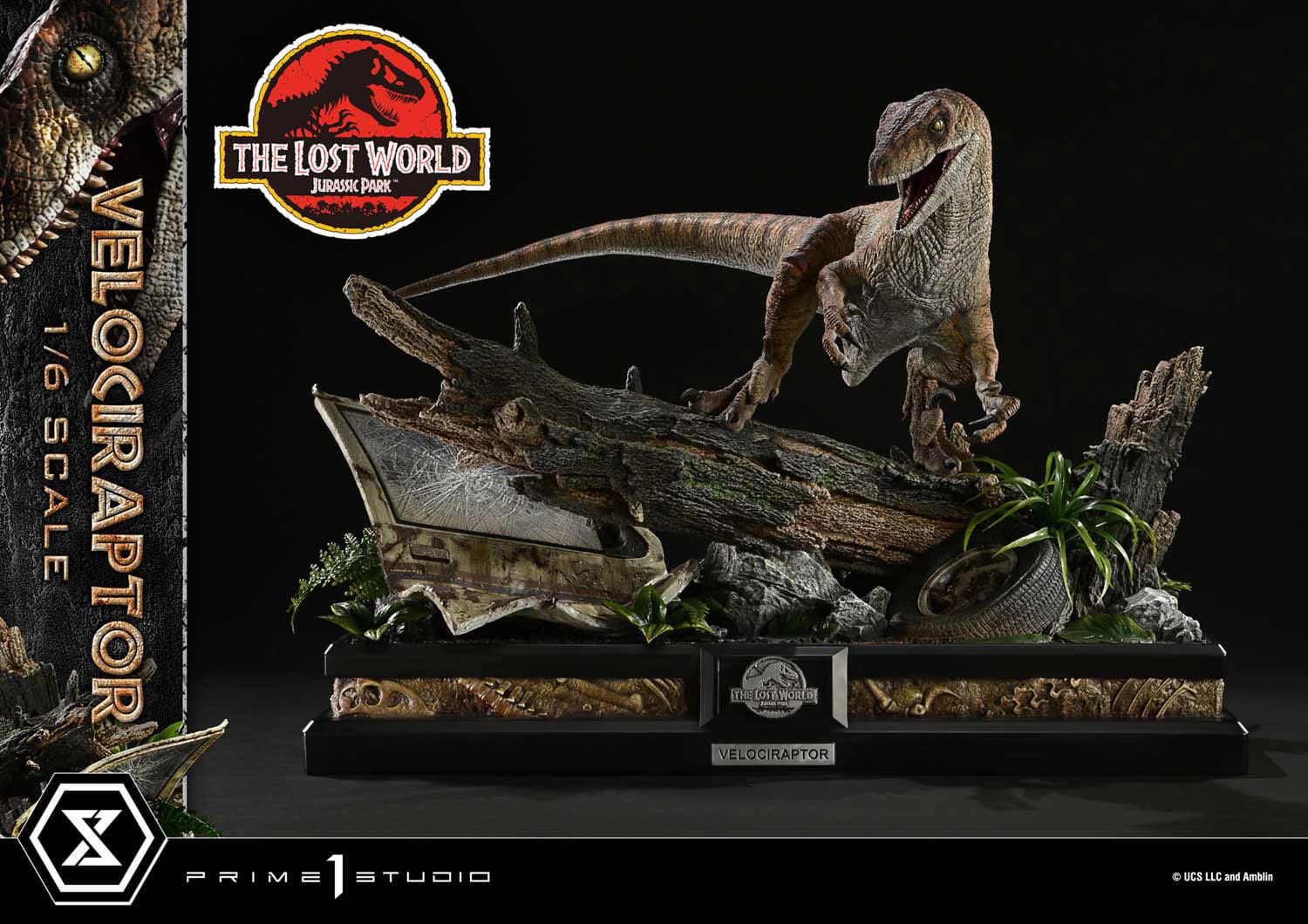 Jurassic Park: The Lost World: Velociraptor (Bonus Ver.): Legacy Museum Collection 1/6 Scale Limited Edition Statue - Prime 1 Studio Statue