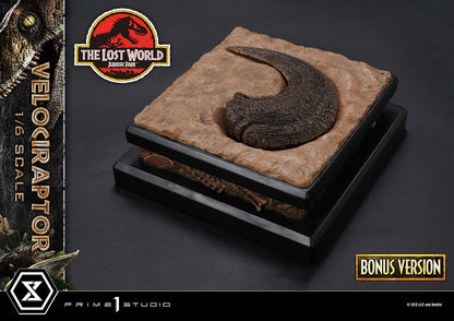 Jurassic Park: The Lost World: Velociraptor (Bonus Ver.): Legacy Museum Collection 1/6 Scale Limited Edition Statue - Prime 1 Studio Statue