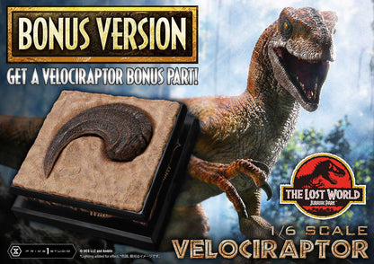 Jurassic Park: The Lost World: Velociraptor (Bonus Ver.): Legacy Museum Collection 1/6 Scale Limited Edition Statue - Prime 1 Studio Statue