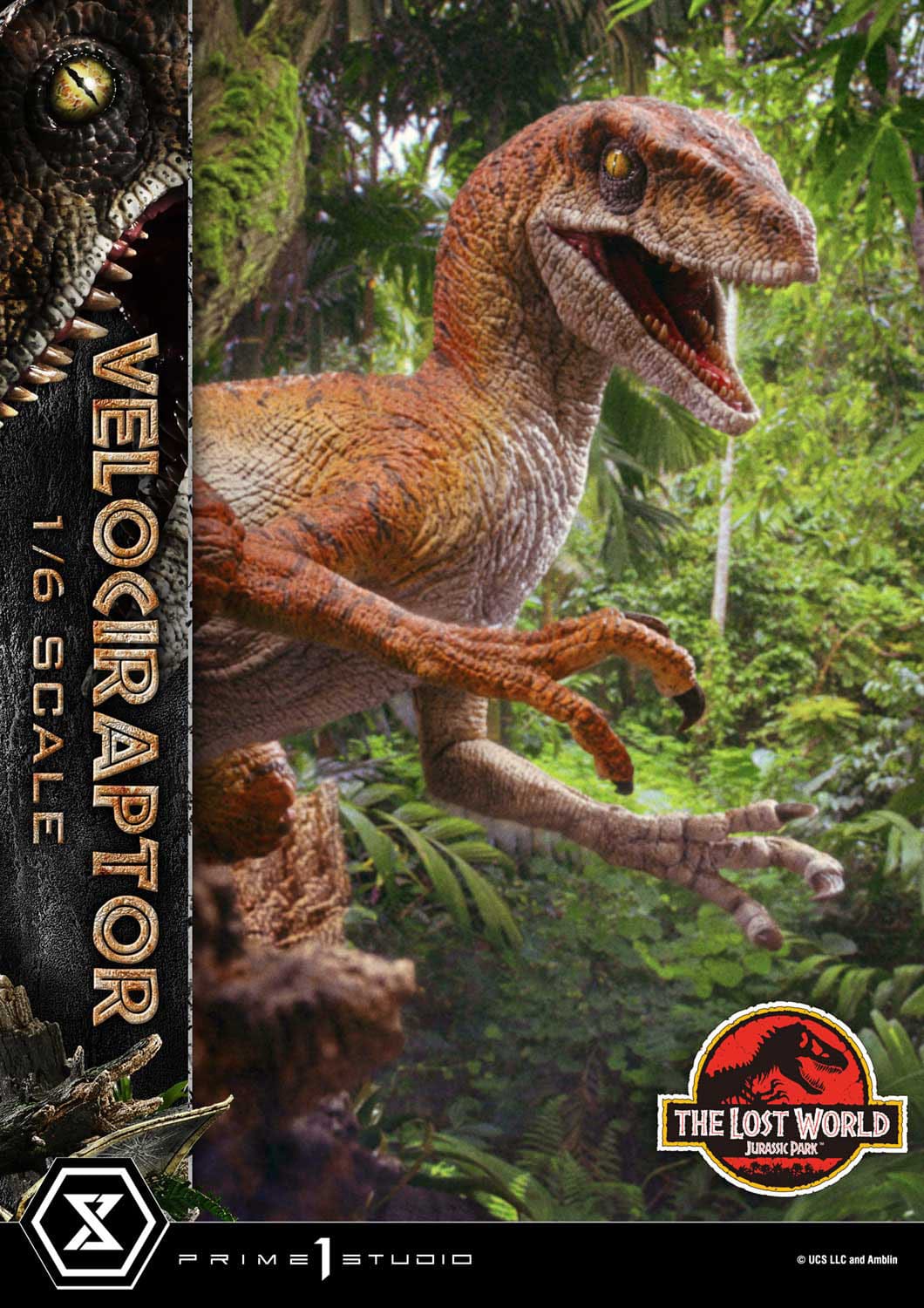 Jurassic Park: The Lost World: Velociraptor: Legacy Museum Collection 1/6 Scale Statue - Prime 1 Studio Statues