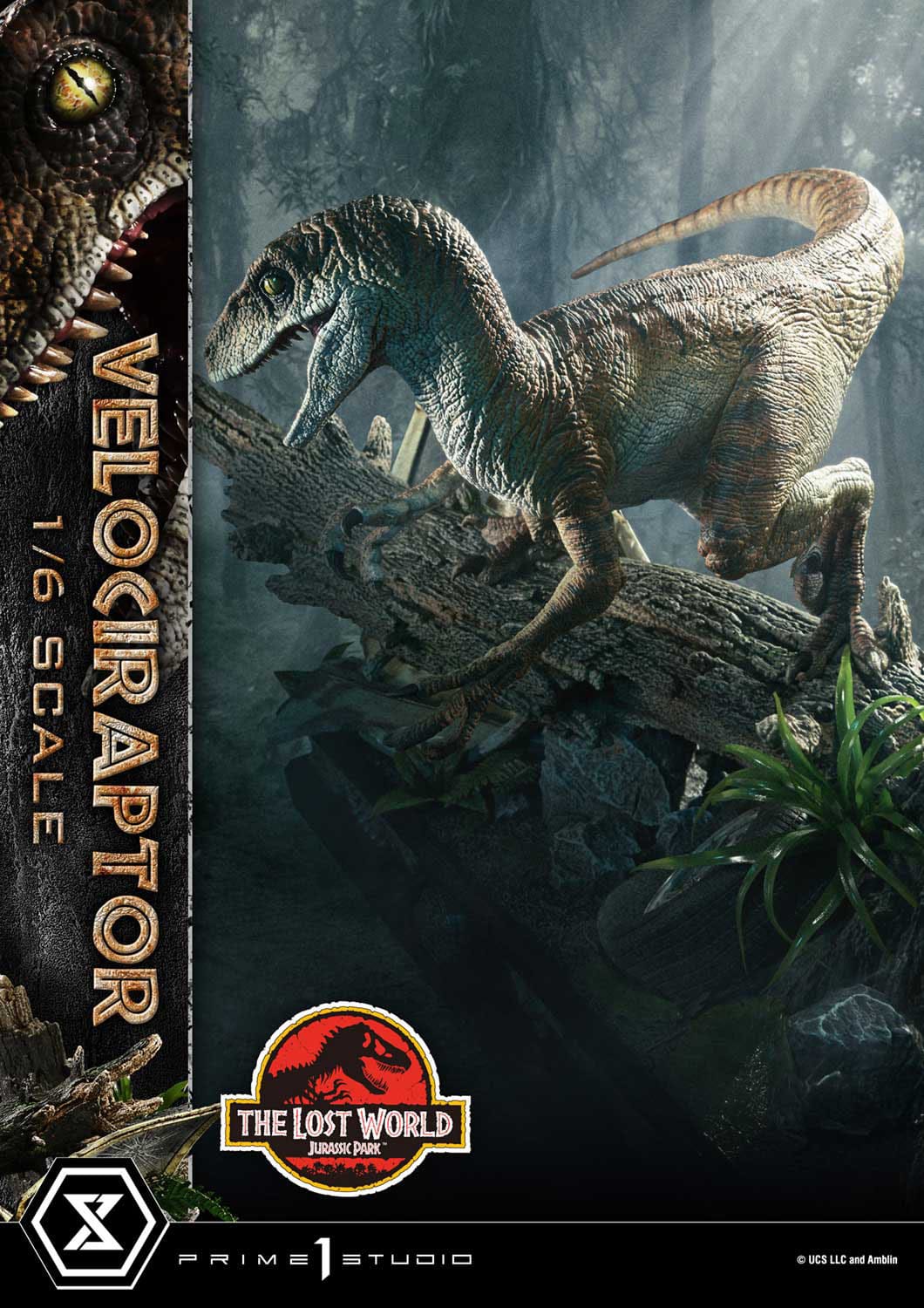 Jurassic Park: The Lost World: Velociraptor: Legacy Museum Collection 1/6 Scale Statue - Prime 1 Studio Statues
