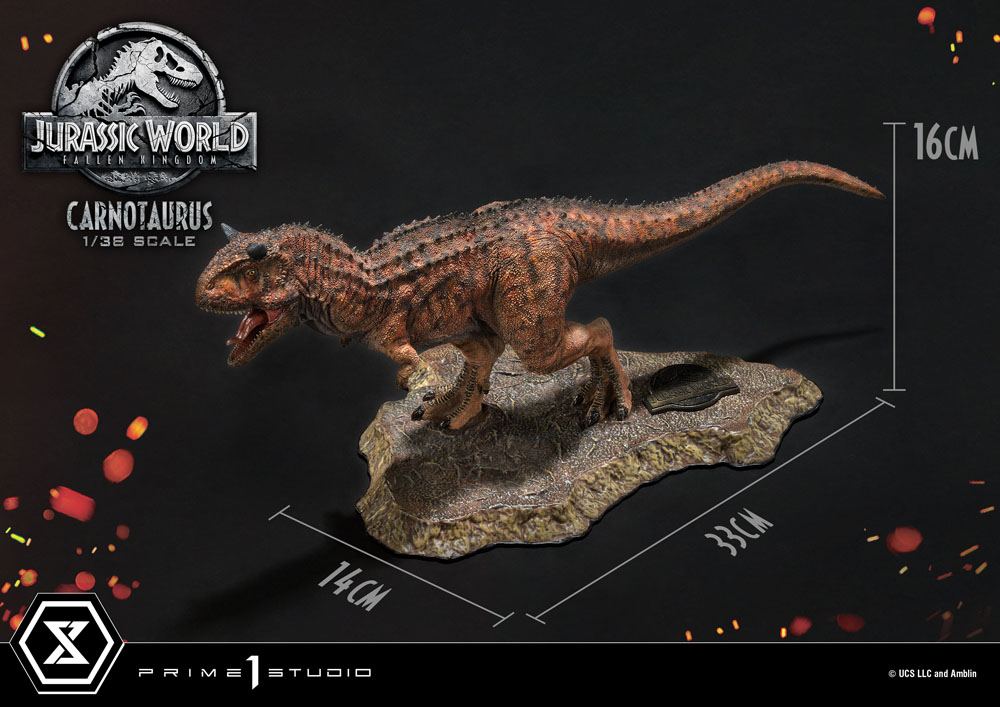 Jurassic World: Fallen Kingdom Prime Collectibles PVC Statue 1/38 Carnotaurus 16 cm - Prime 1 Studio Statues