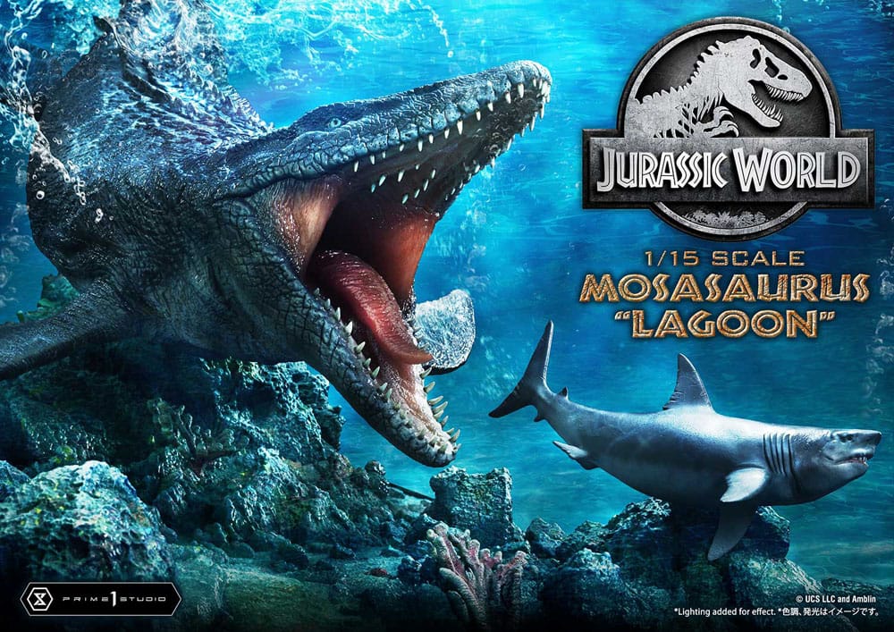 Jurassic World Legacy Museum Collection Statue 1/15 Mosasaurus "Lagoon" Bonus Version 5 - Prime 1 Studio Statues