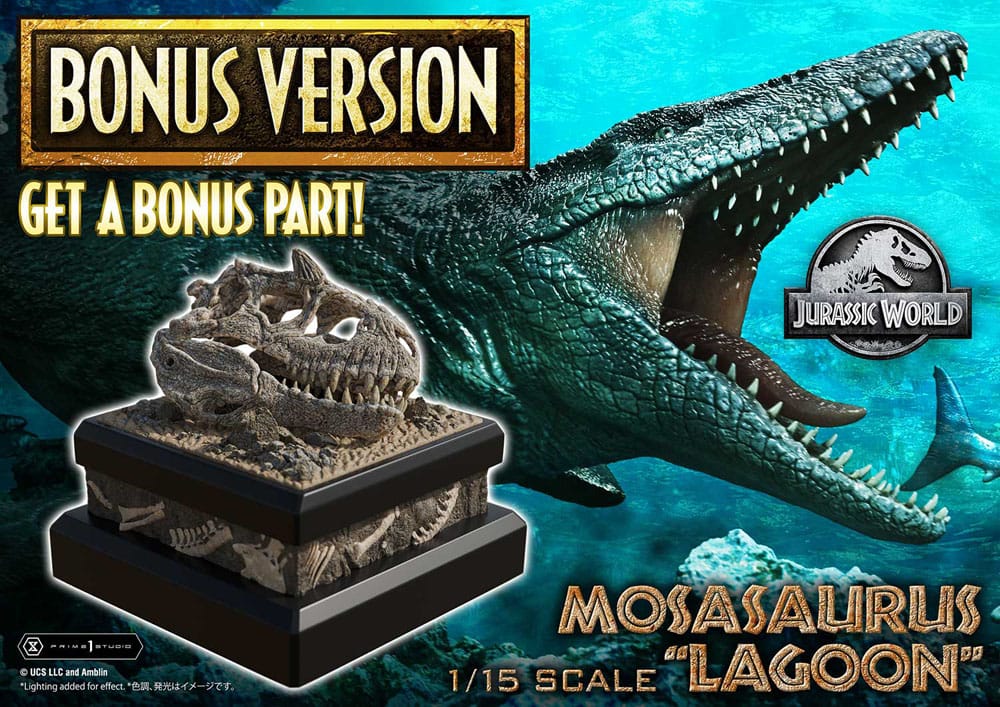 Jurassic World Legacy Museum Collection Statue 1/15 Mosasaurus "Lagoon" Bonus Version 5 - Prime 1 Studio Statues