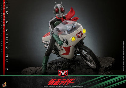 Kamen Rider: Kamen Rider No. 2 and Cylone: 1/6 Scale Action Figure Set - Hot Toys Action Figure