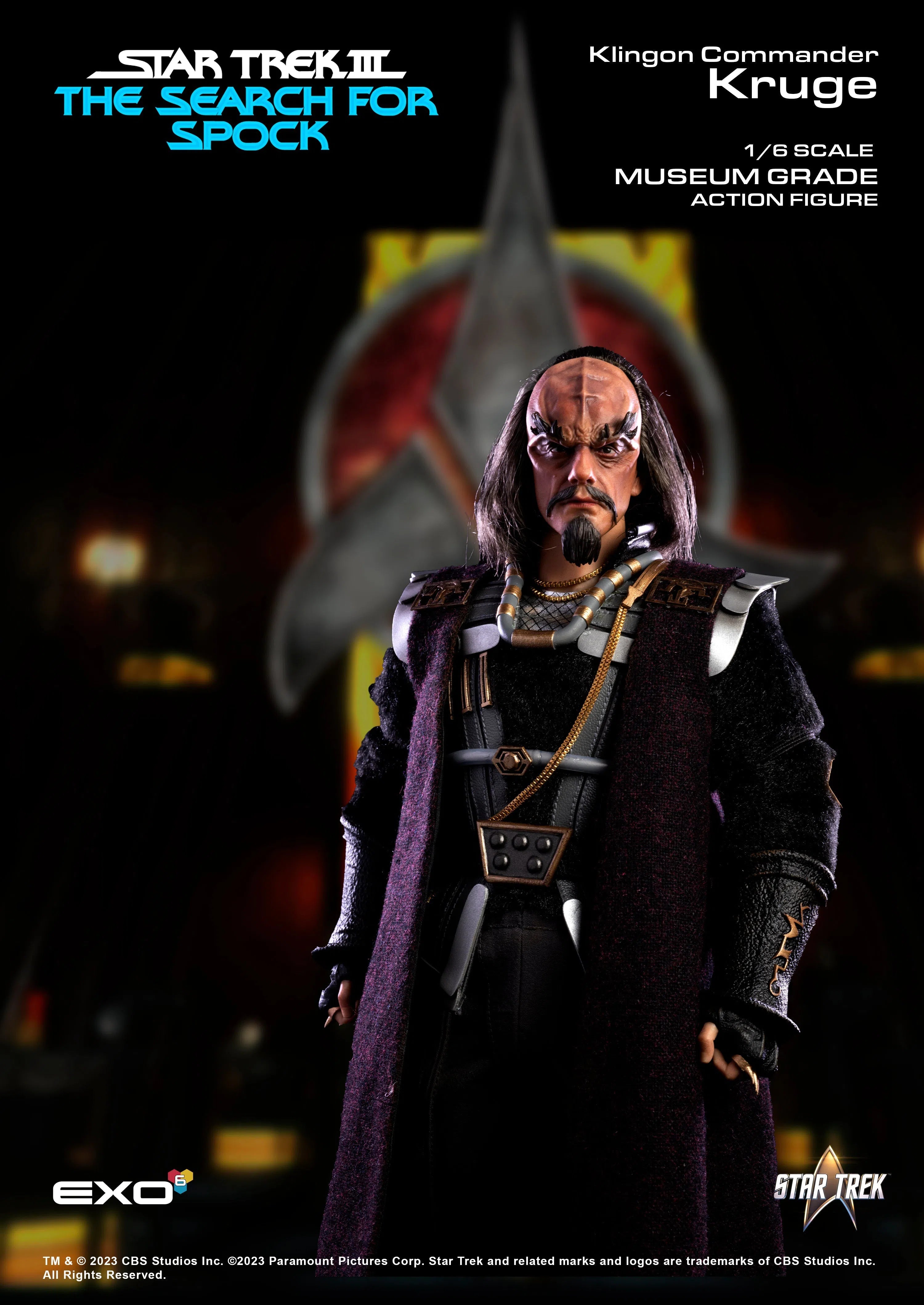 Klingon Commander Kruge: Star Trek III: The Search For Spock EXO-6