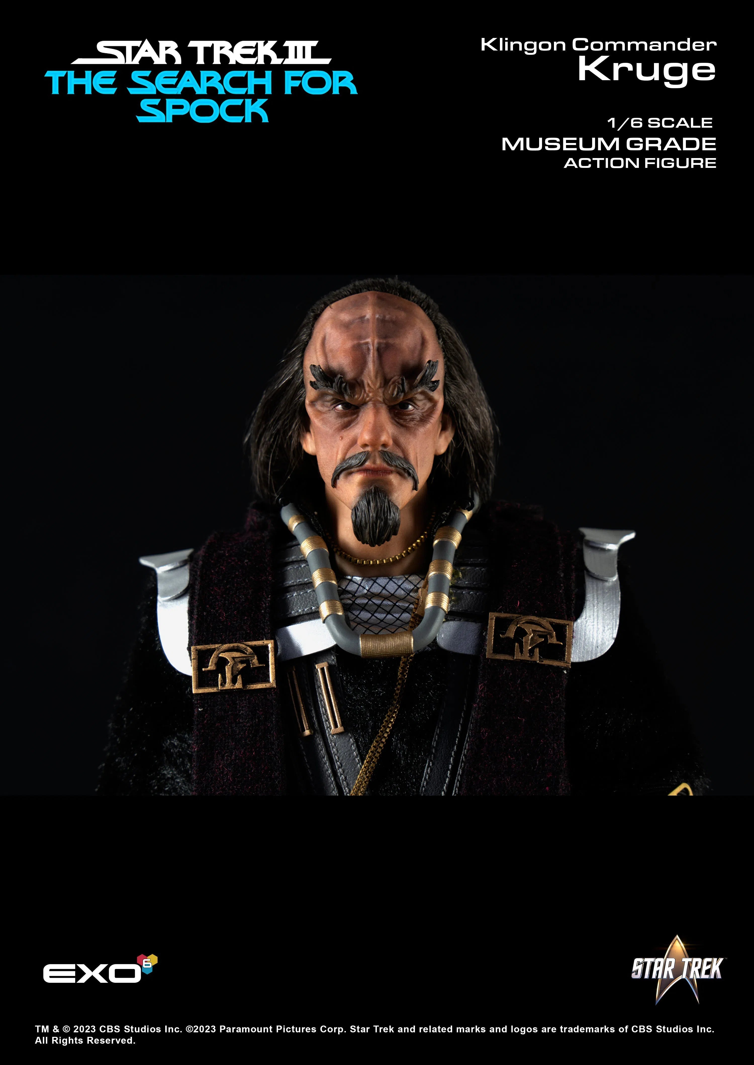 Klingon Commander Kruge: Star Trek III: The Search For Spock EXO-6