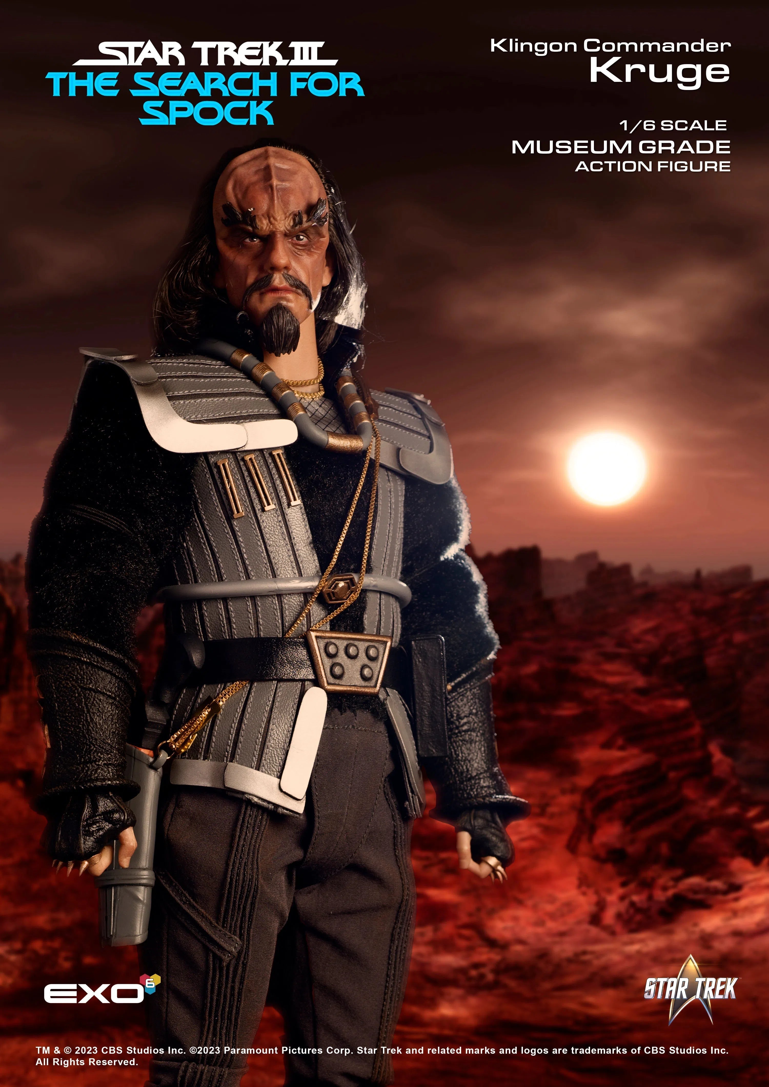 Klingon Commander Kruge: Star Trek III: The Search For Spock EXO-6