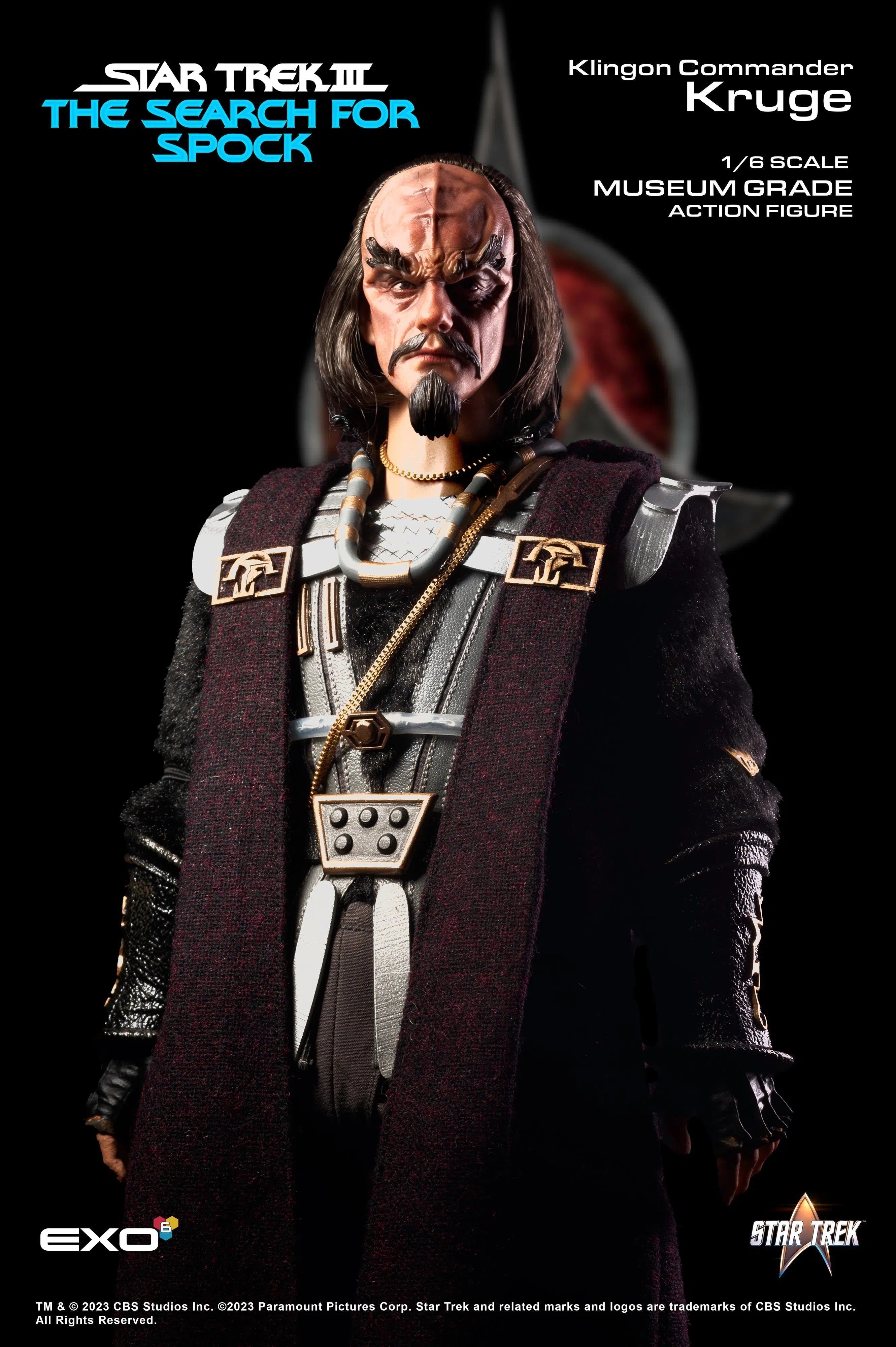 Klingon Commander Kruge: Star Trek III: The Search For Spock EXO-6