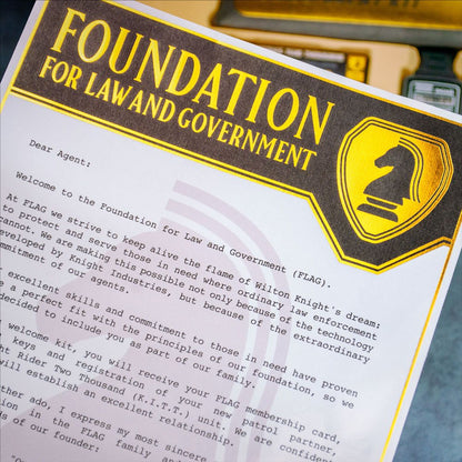 Knight Rider Gift Box F.L.A.G Agent Kit - Doctor Collector Gadgets