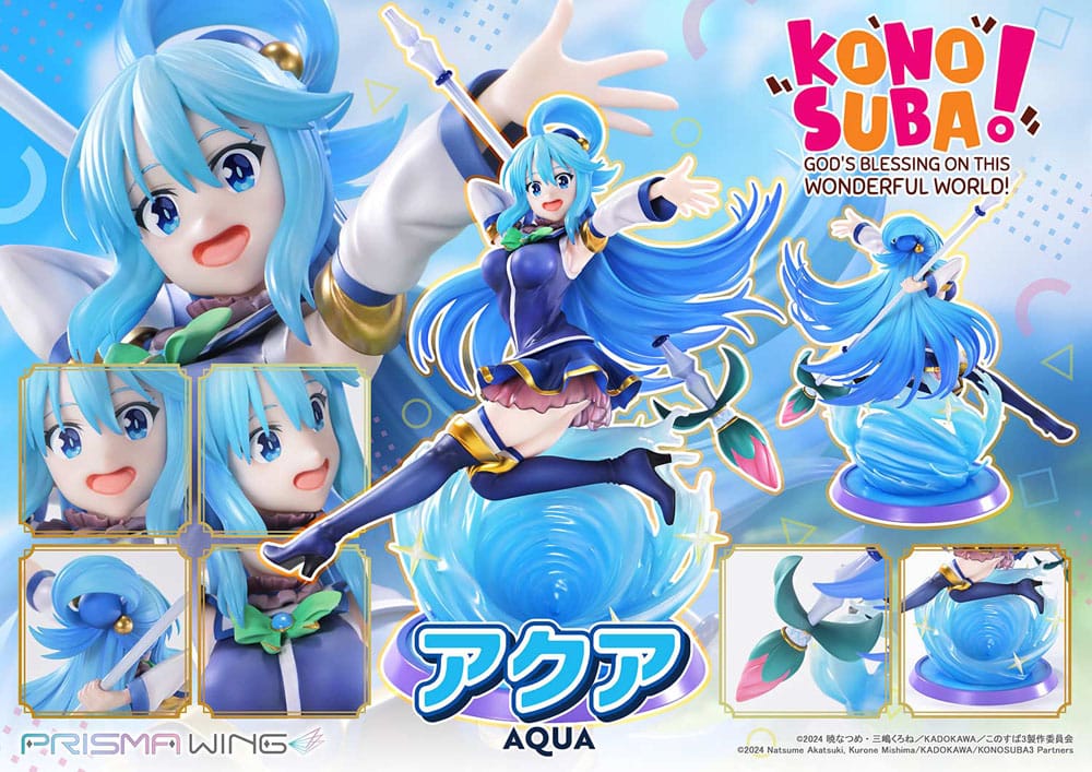Konusuba - God's blessing on this wonderful world! Prisma Wing PVC Statue 1/7 Aqua 24 cm - Prime 1 Studio Statues & Busts