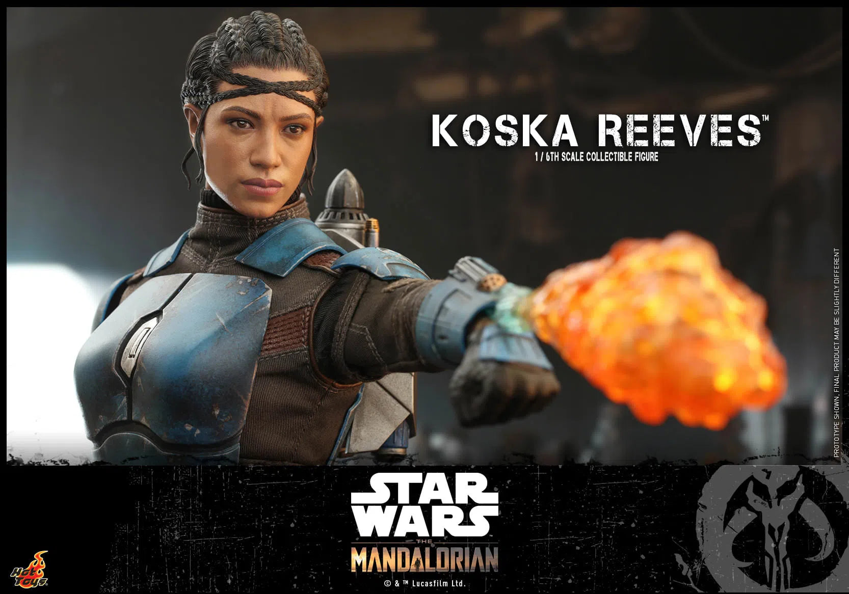 Koska Reeves: The Mandalorian: Star Wars: TMS069 Hot Toys