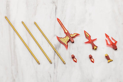 Kotobukiya M.S.G. Model Kit Accessory Set Virtuous Style 11 Pole Weapon Set Flamerite Ver. - Kotobukiya Model kits