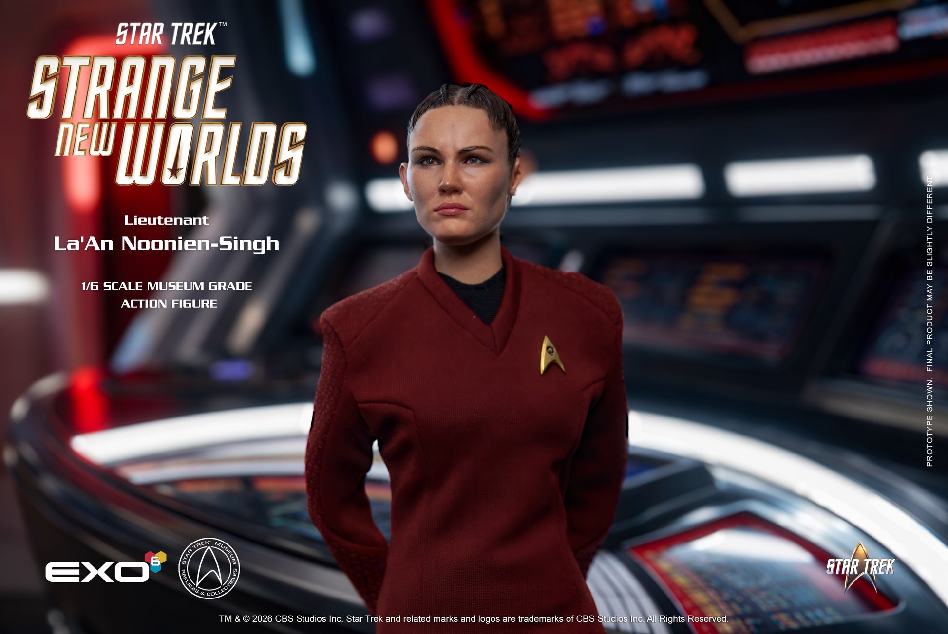 Star Trek: Strange New Worlds Lieutenant La'An Noonien-Singh 1/6 Scale Action Figure - EXO-6 Action Figures