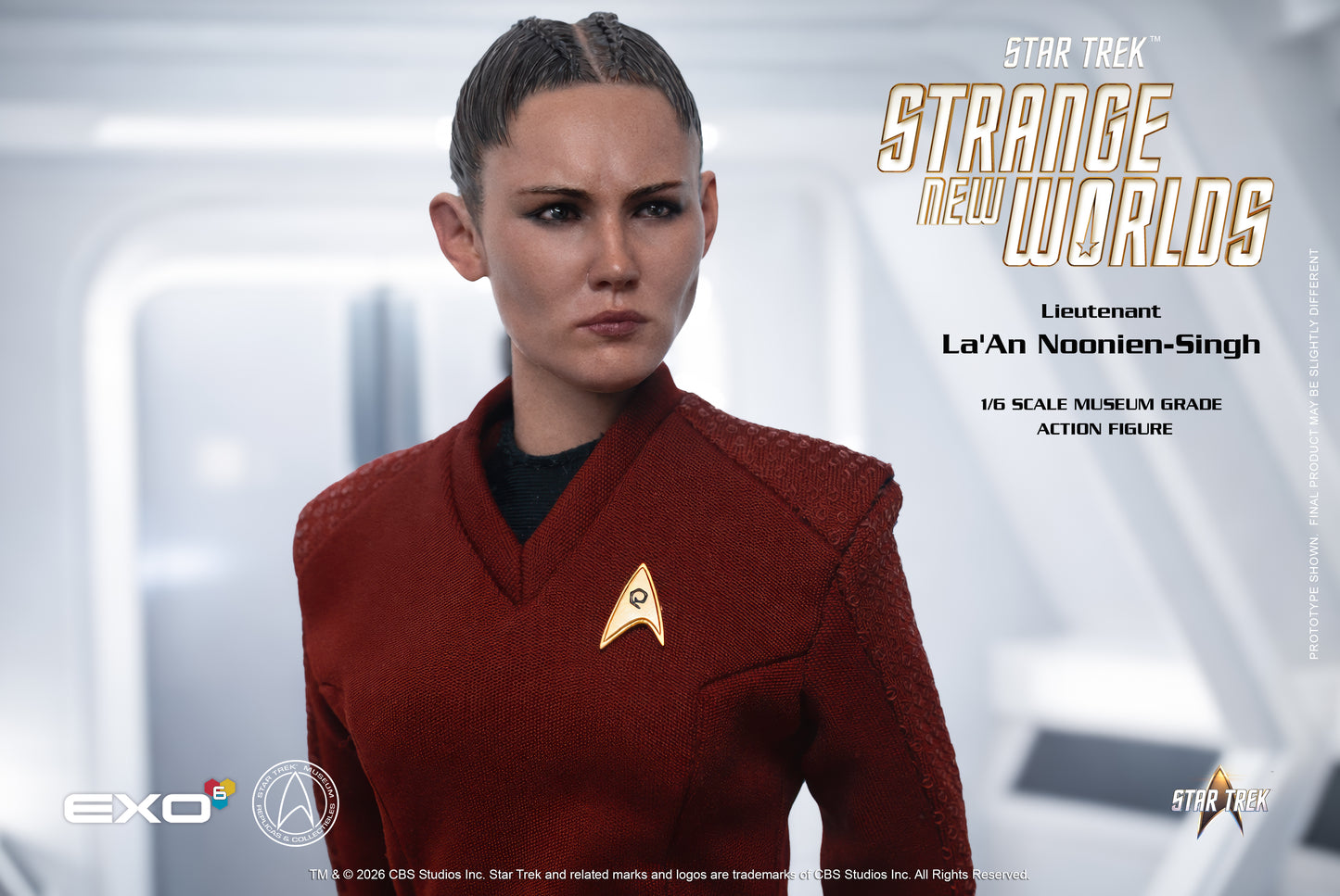 Star Trek: Strange New Worlds Lieutenant La'An Noonien-Singh 1/6 Scale Action Figure - EXO-6 Action Figures