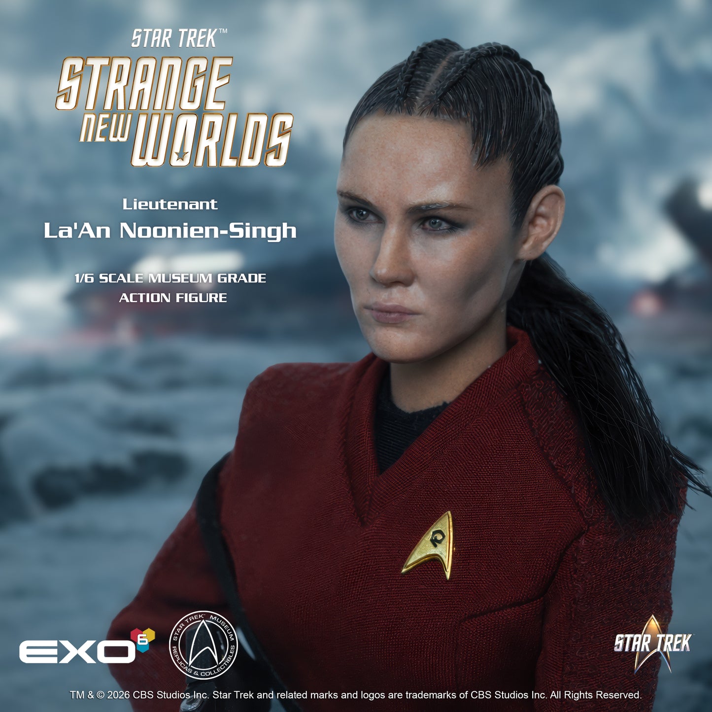 Star Trek: Strange New Worlds Lieutenant La'An Noonien-Singh 1/6 Scale Action Figure - EXO-6 Action Figures
