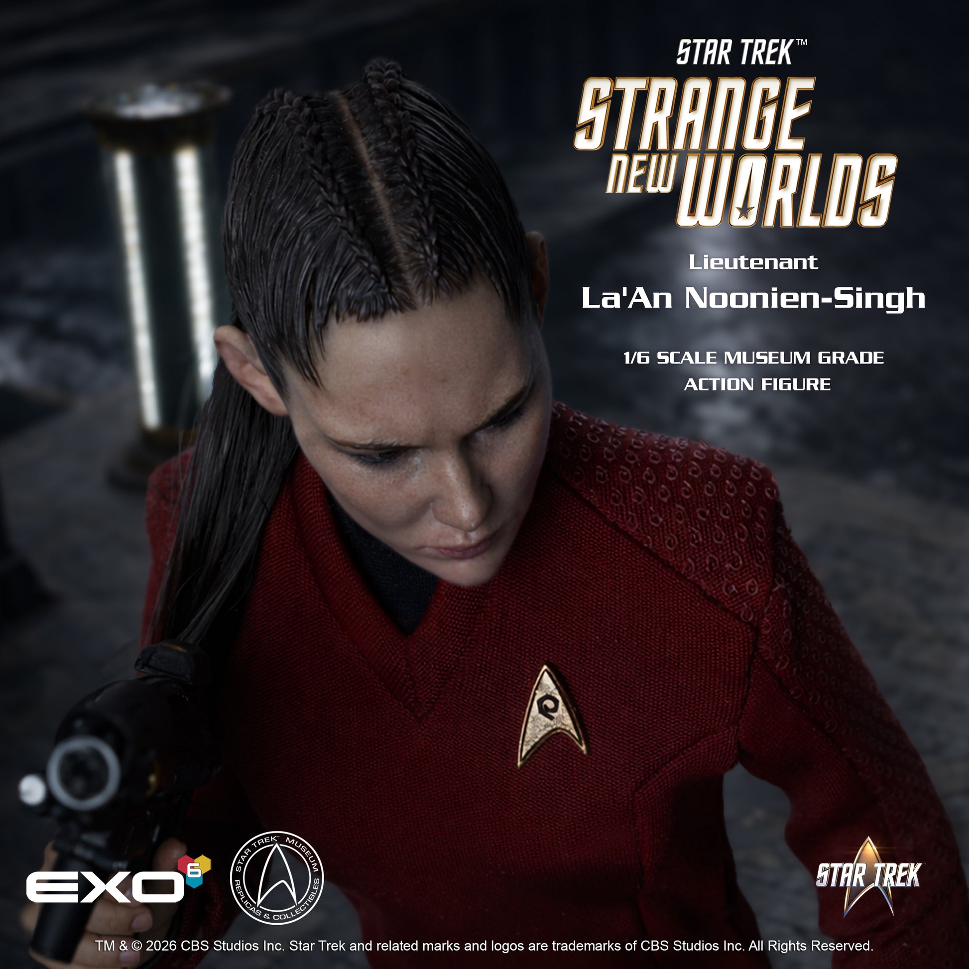 Star Trek: Strange New Worlds Lieutenant La'An Noonien-Singh 1/6 Scale Action Figure - EXO-6 Action Figures