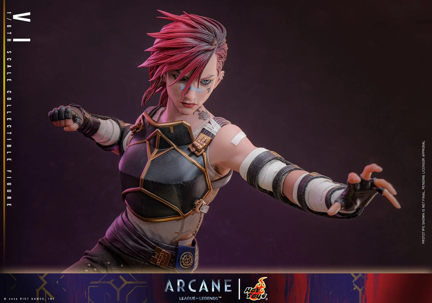League Of Legends: Arcane: VI: 1/6th - Hot Toys Action Figures