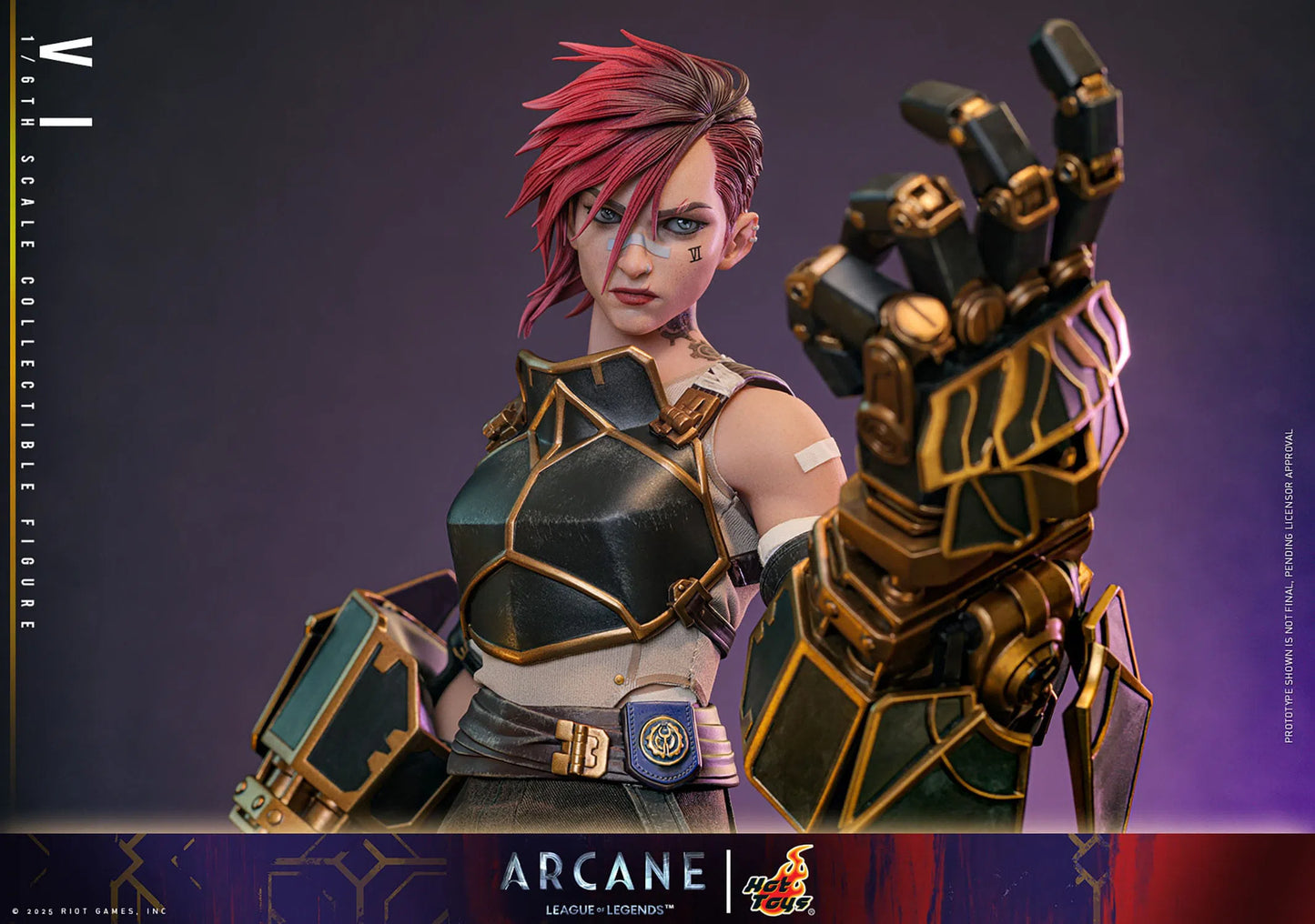 League Of Legends: Arcane: VI: 1/6th - Hot Toys Action Figures
