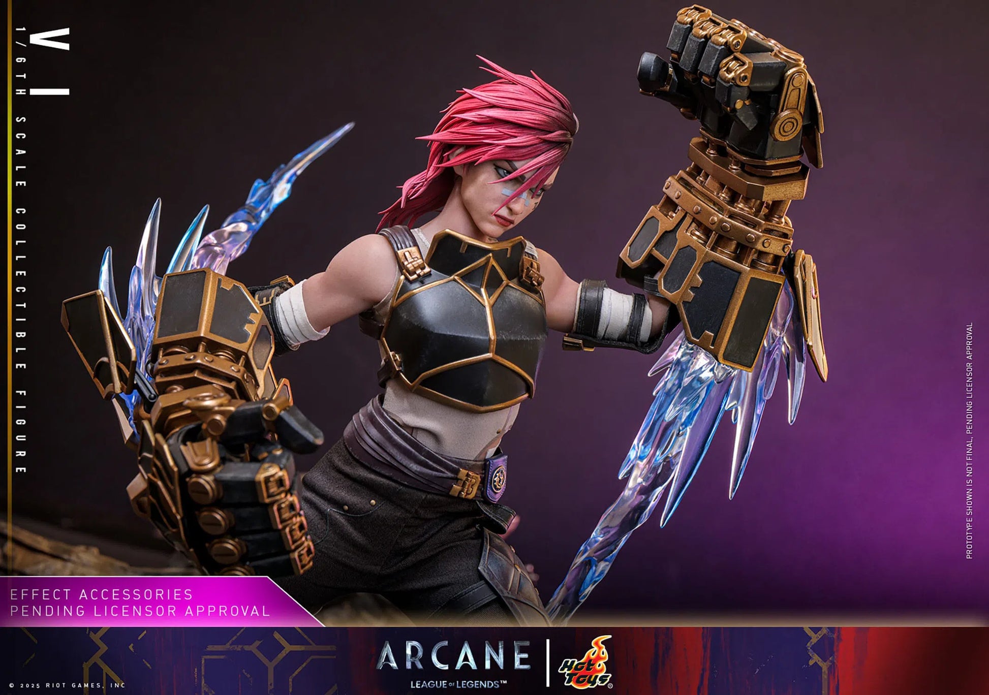 League Of Legends: Arcane: VI: 1/6th - Hot Toys Action Figures