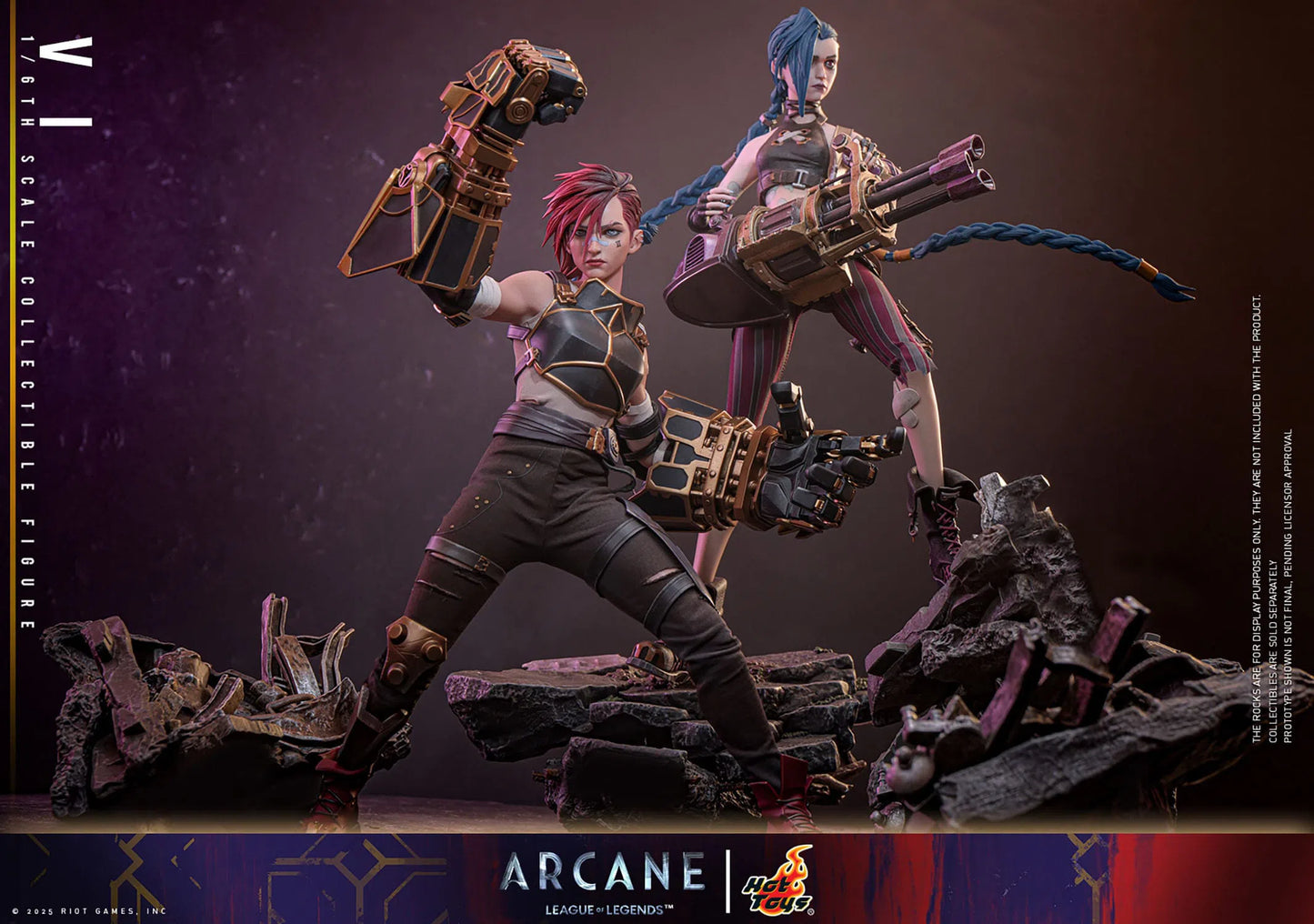 League Of Legends: Arcane: VI: 1/6th - Hot Toys Action Figures