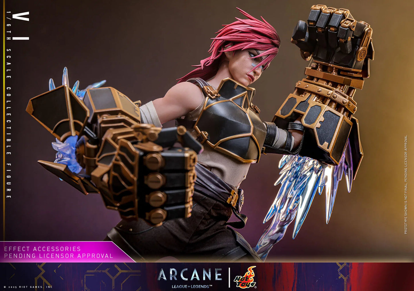 League Of Legends: Arcane: VI: 1/6th - Hot Toys Action Figures