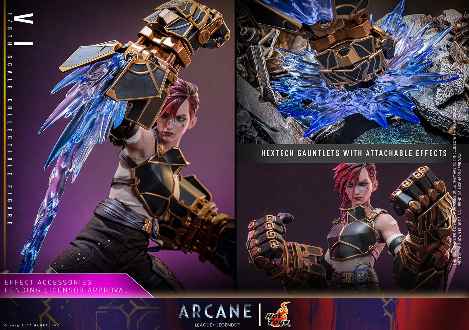 League Of Legends: Arcane: VI: 1/6th - Hot Toys Action Figures