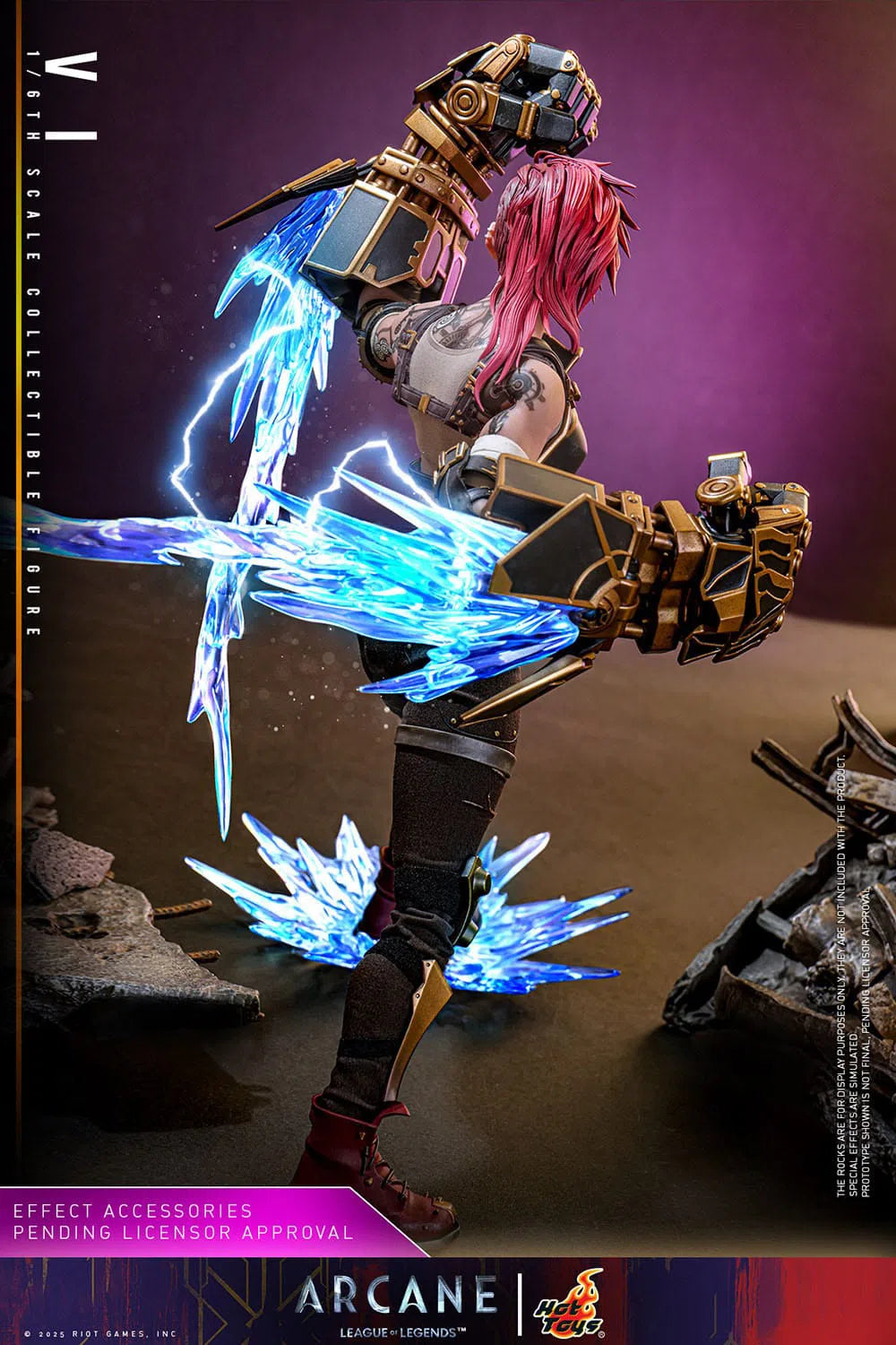 League Of Legends: Arcane: VI: 1/6th - Hot Toys Action Figures