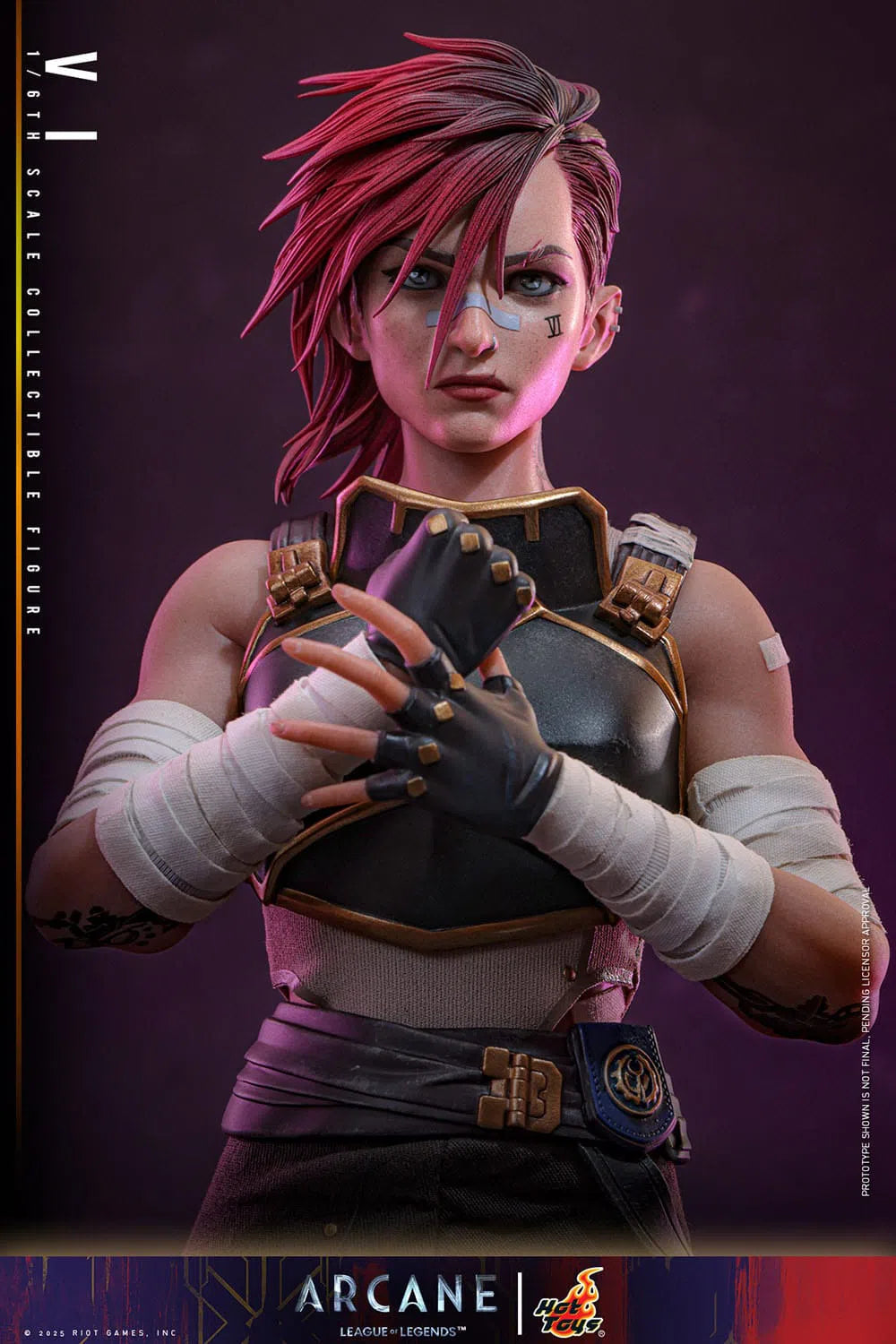 League Of Legends: Arcane: VI: 1/6th - Hot Toys Action Figures