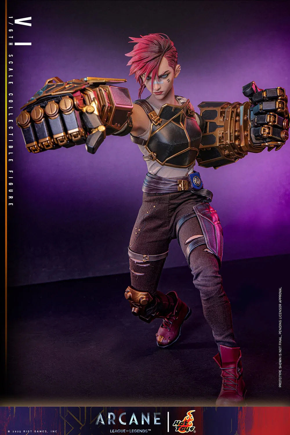 League Of Legends: Arcane: VI: 1/6th - Hot Toys Action Figures