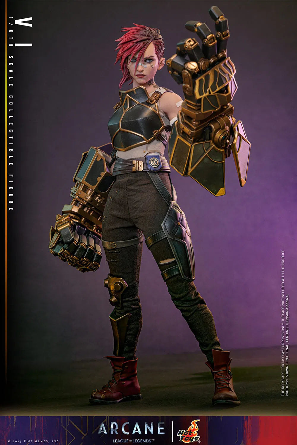 League Of Legends: Arcane: VI: 1/6th - Hot Toys Action Figures