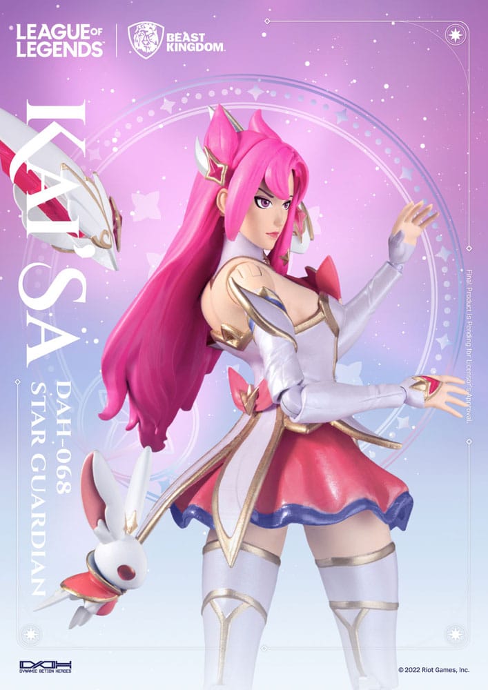 League of Legends: Star Guardian Kai'Sa: Dynamic 8ction Heroes Action Figure - Beast Kingdom Toys Action Figures