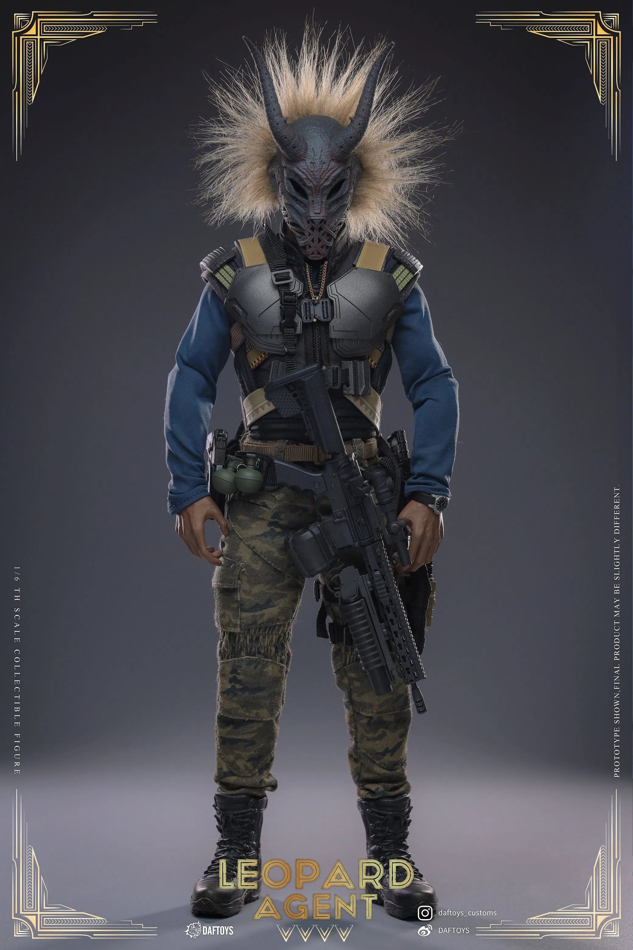 Leopard Agent: F018: Daftoys Figure Daftoys