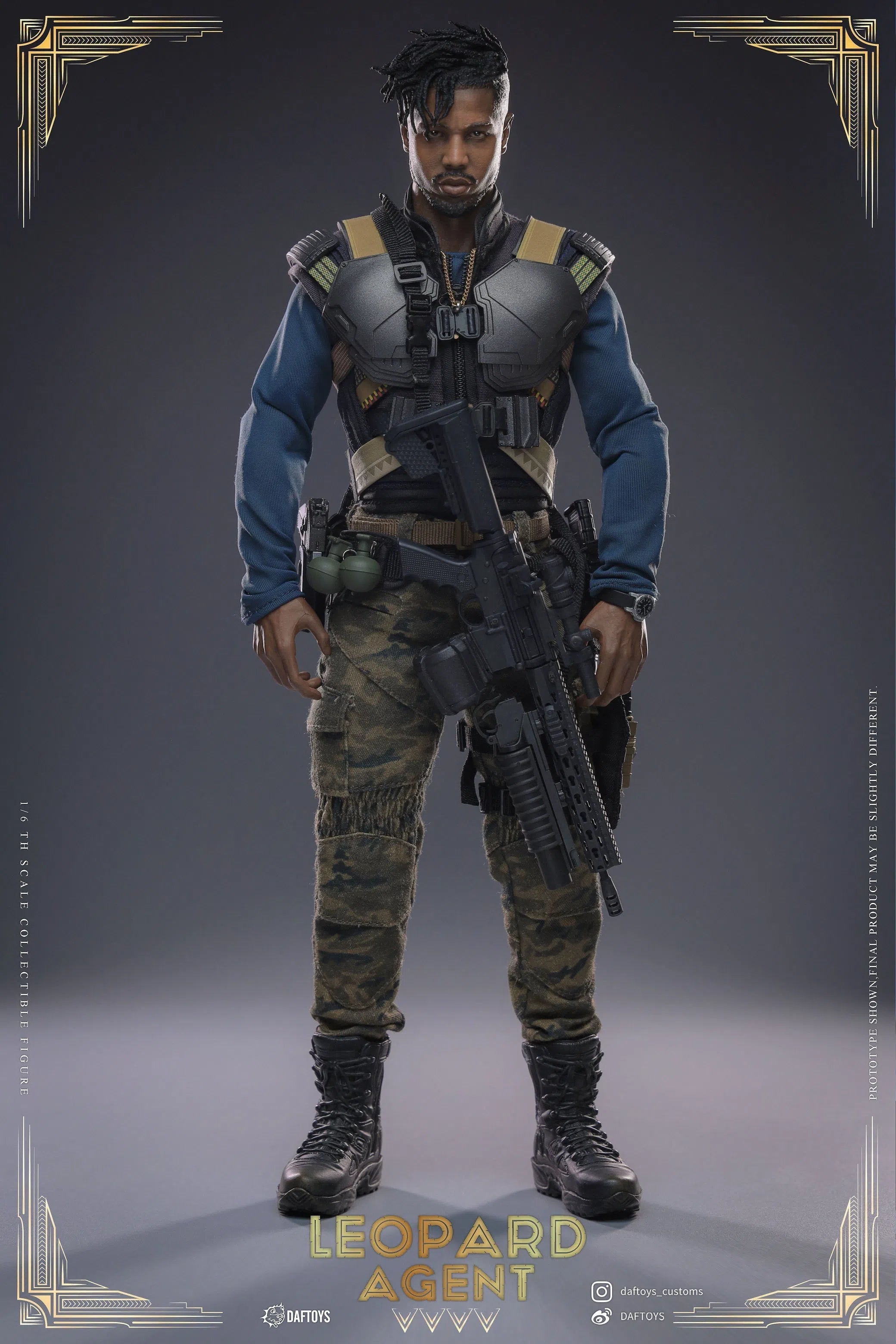 Leopard Agent: F018: Daftoys Figure Daftoys