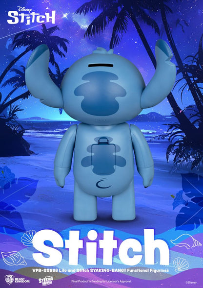 Lilo & Stitch: Stitch: Syaking Bang: Vinyl Piggy Bank - Beast Kingdom Toys Piggy Bank