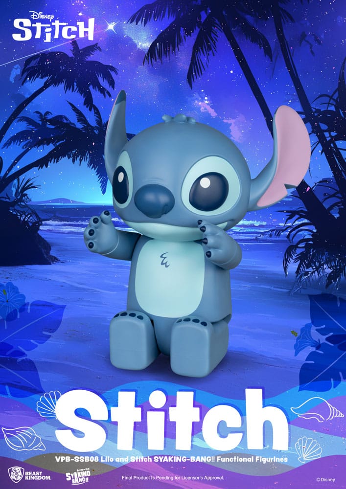 Lilo & Stitch Syaking Bang Vinyl Bank Stitch 30 cm - Beast Kingdom Toys Banks