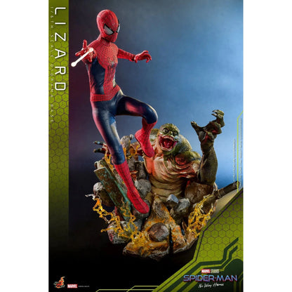 Lizard Diorama Base: Spider-Man: No Way Home: Marvel - Hot Toys Action Figure