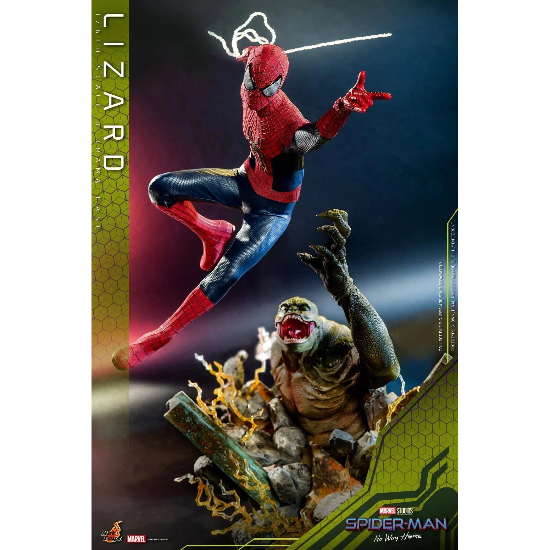 Lizard Diorama Base: Spider-Man: No Way Home: Marvel Hot Toys