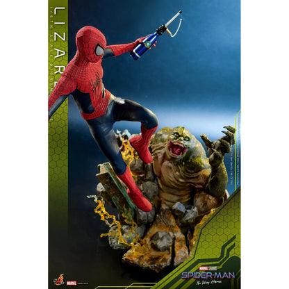 Lizard Diorama Base: Spider-Man: No Way Home: Marvel - Hot Toys Action Figure