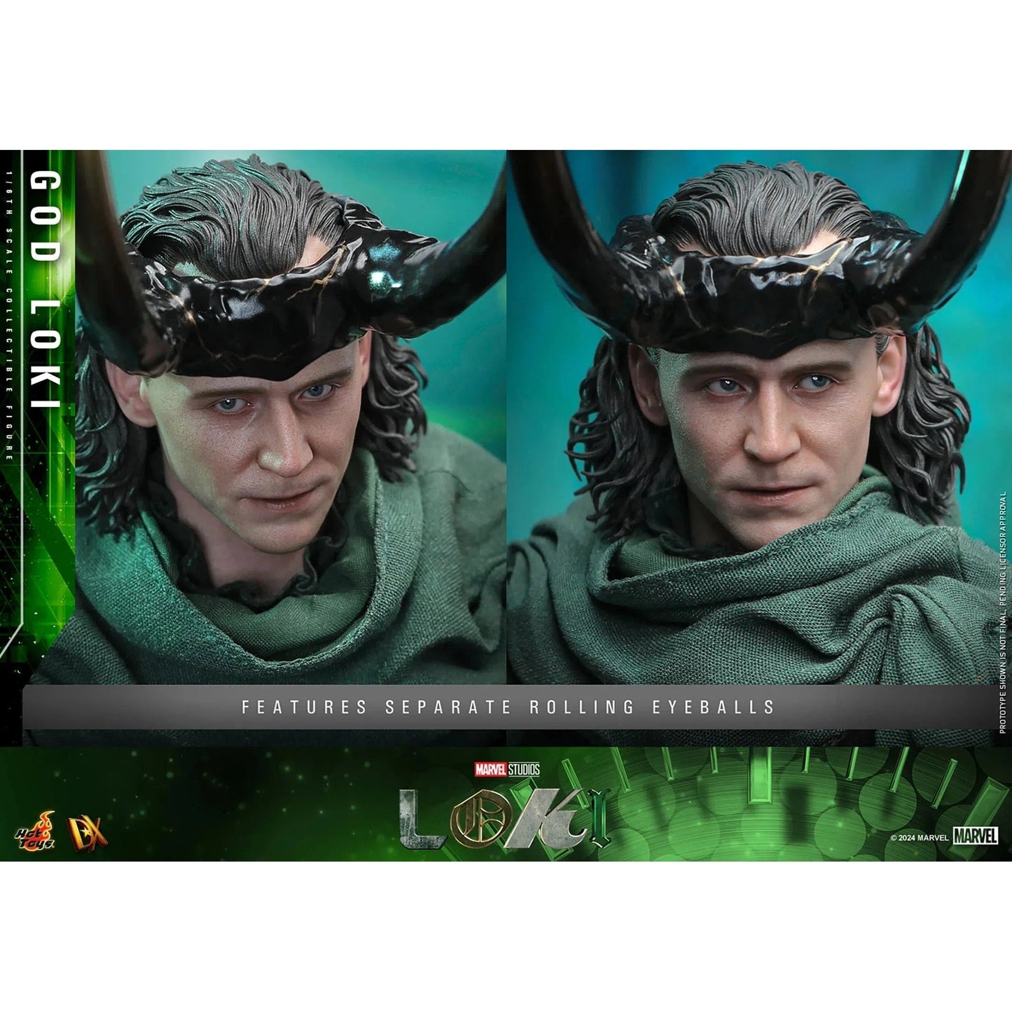 Loki: Season 2: God Loki: DX40 Figure - Hot Toys Action Figures